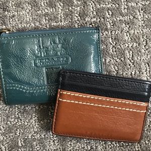 Bundle of mini Coach Wallets